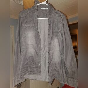 Demin Style Button Up